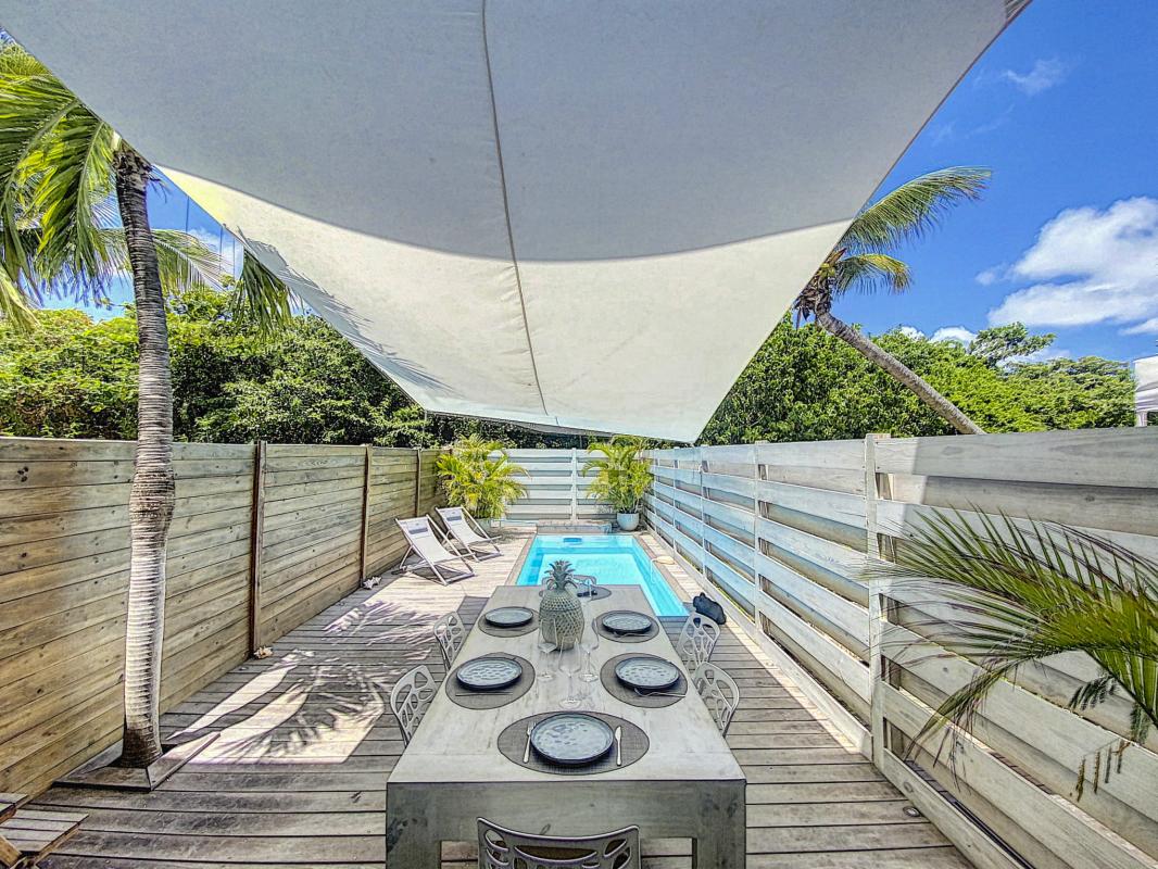 A louer villa 2 chambres Orientale Saint Martin-piscine-4
